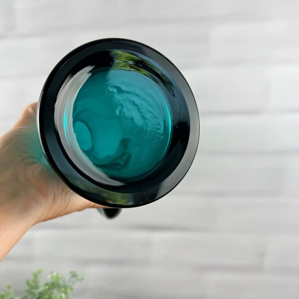 Thomas O'Brien Vintage Modern Target Teal Glass Tall Pitcher 2005 13
